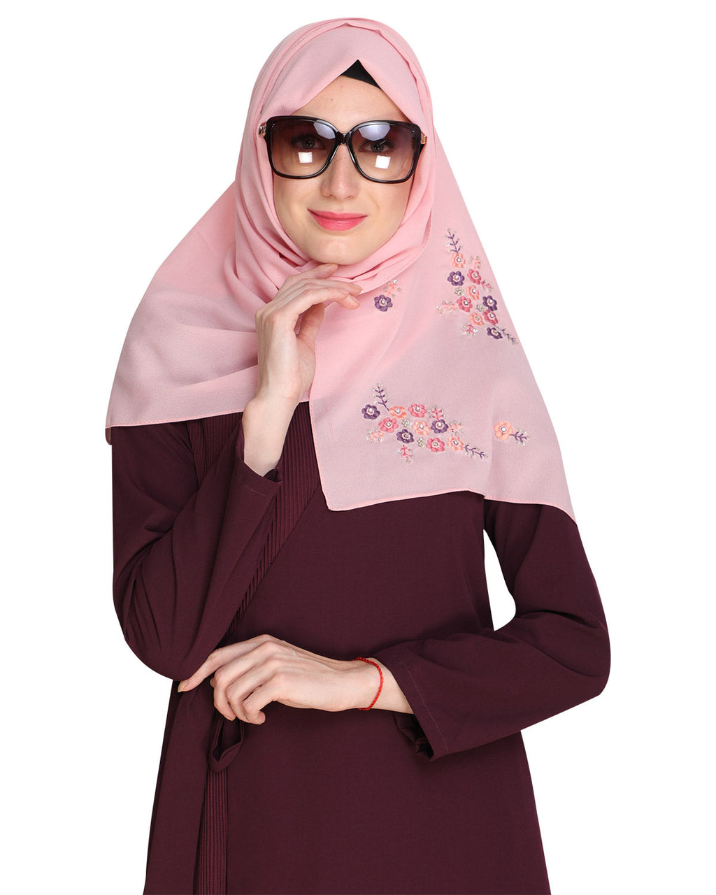 Angarkha Style Purple Abaya Purple