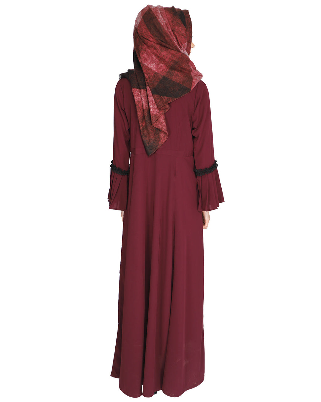 Fairy Frill Abaya Purple