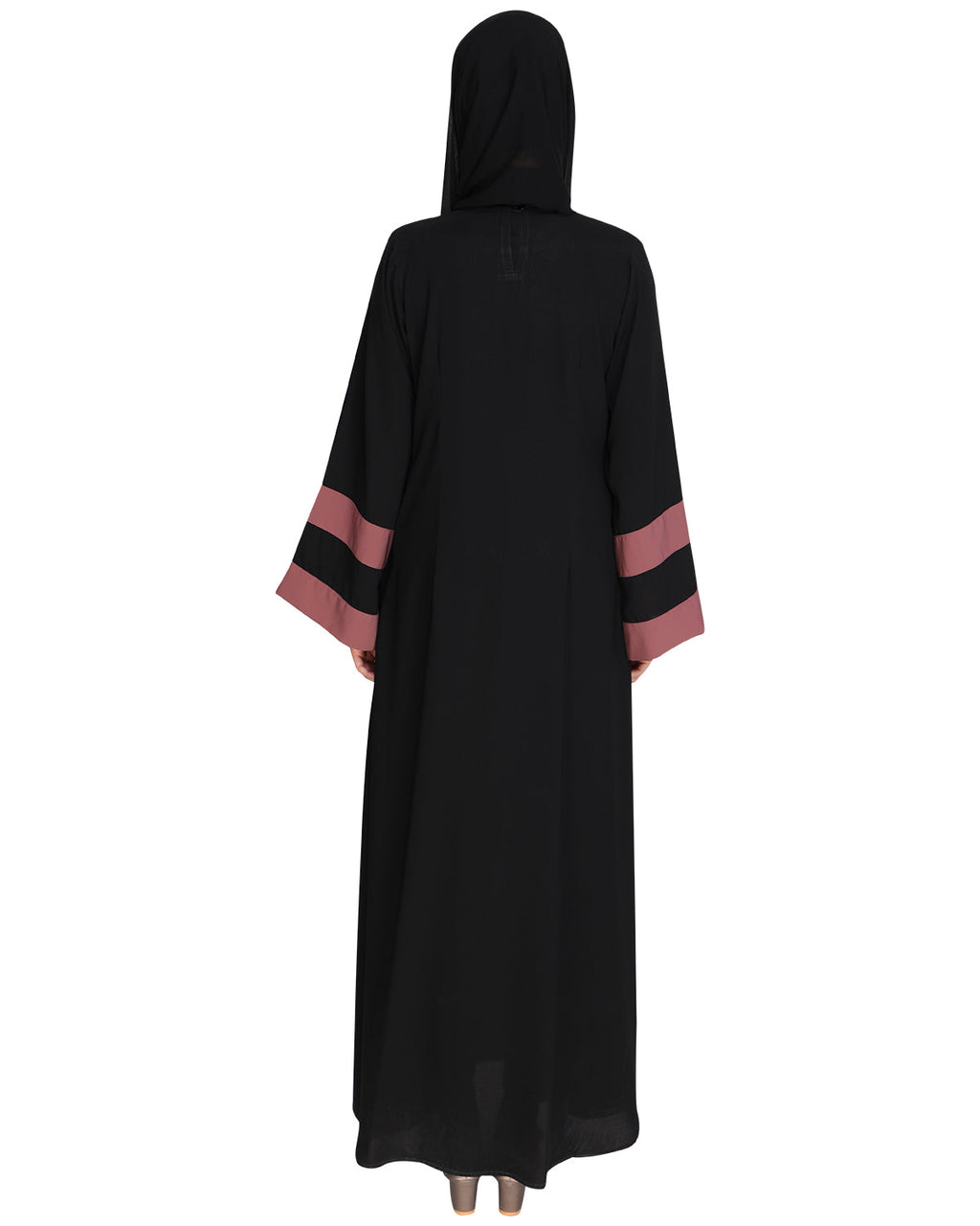 Contemporary Anchor Abaya Black