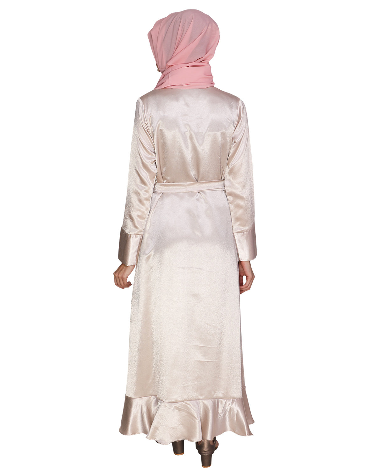 Overlap Maxi Dress Ivory