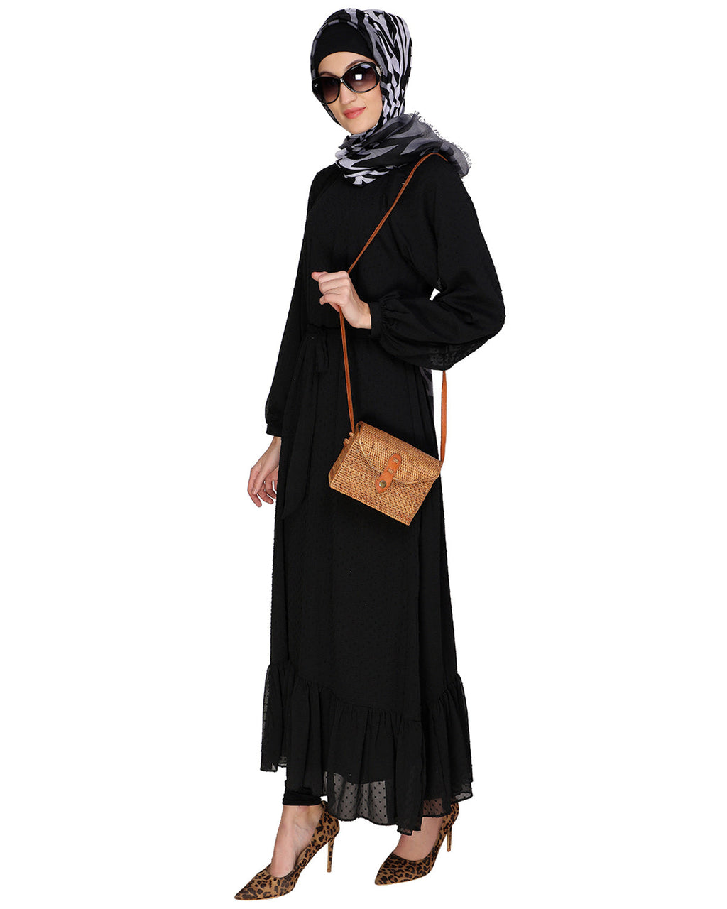 Bohemian Maxi Dress Black