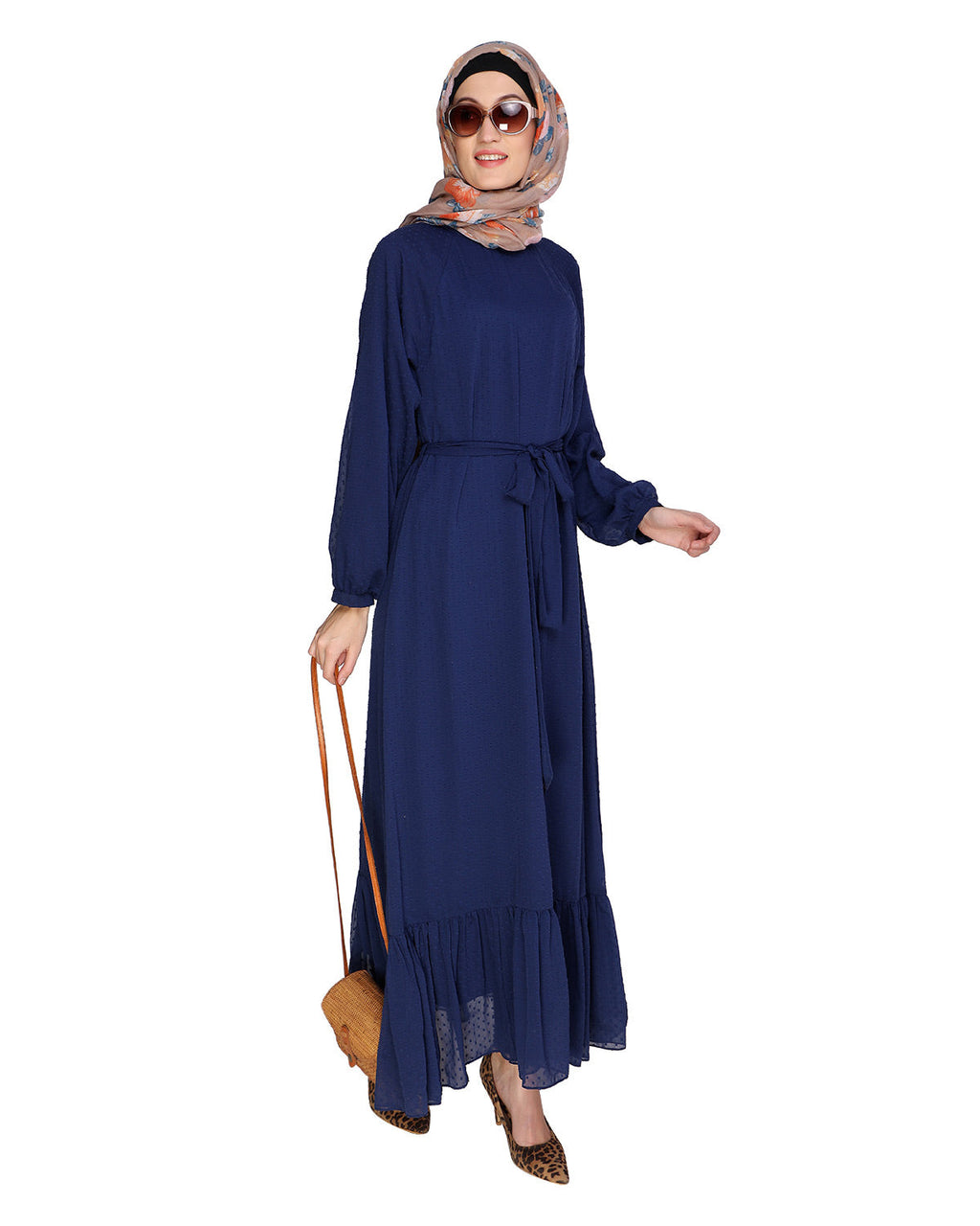 Bohemian Maxi Dress Blue
