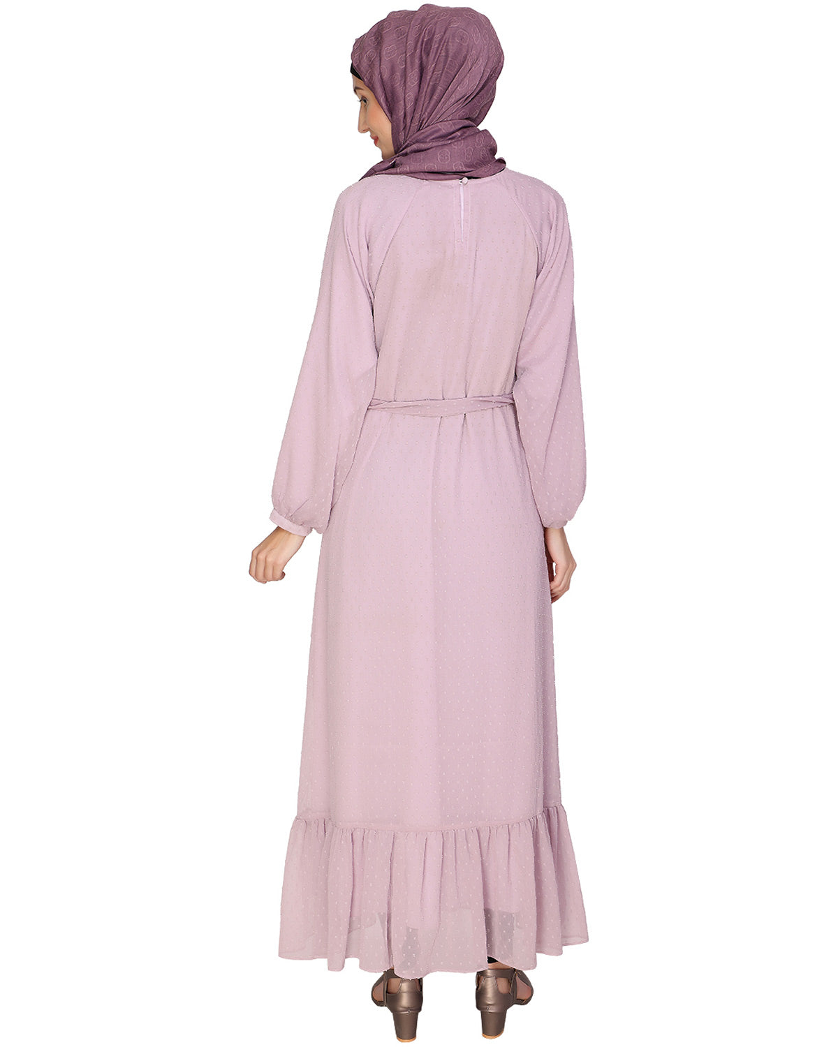 Bohemian Maxi Dress Lilac