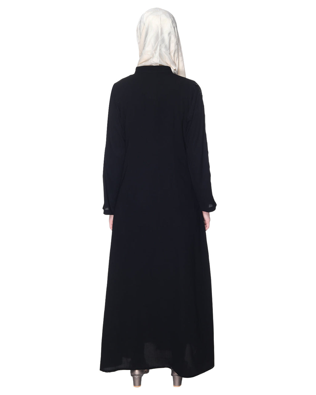 Glittering Loops Abaya Black