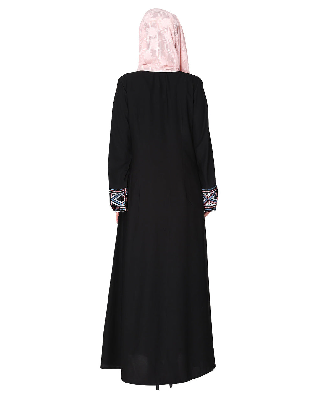 A pretty smooth flowing Bohemian Bell Sleeves abaya Black