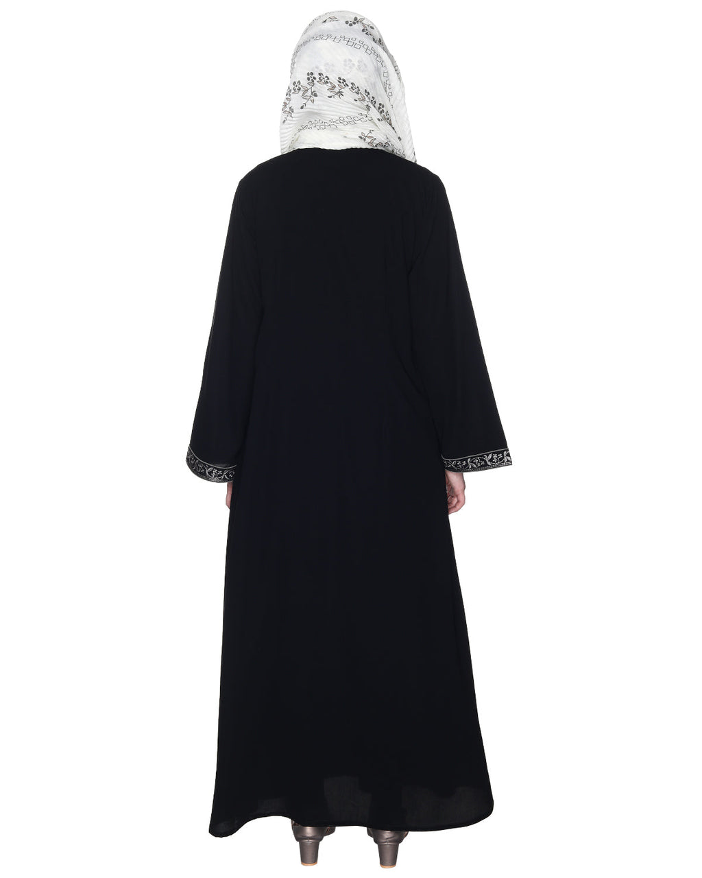 Abaya With Embroidery Black