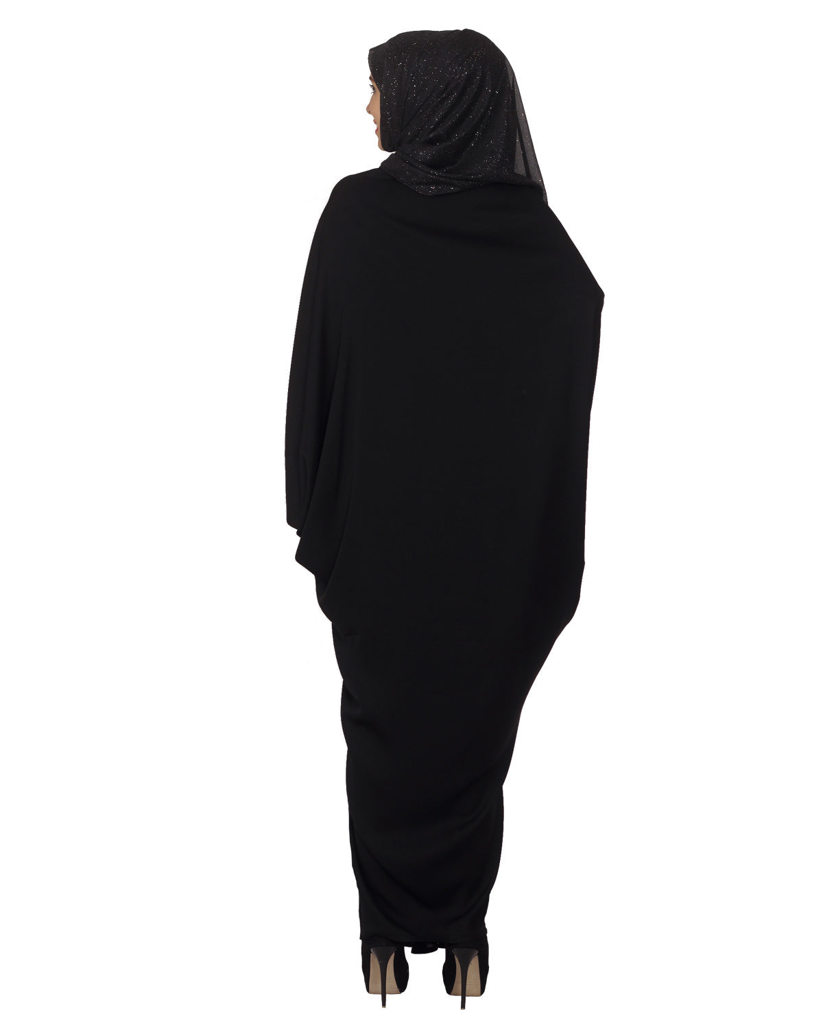 Black Katan with Katdana Embroidery