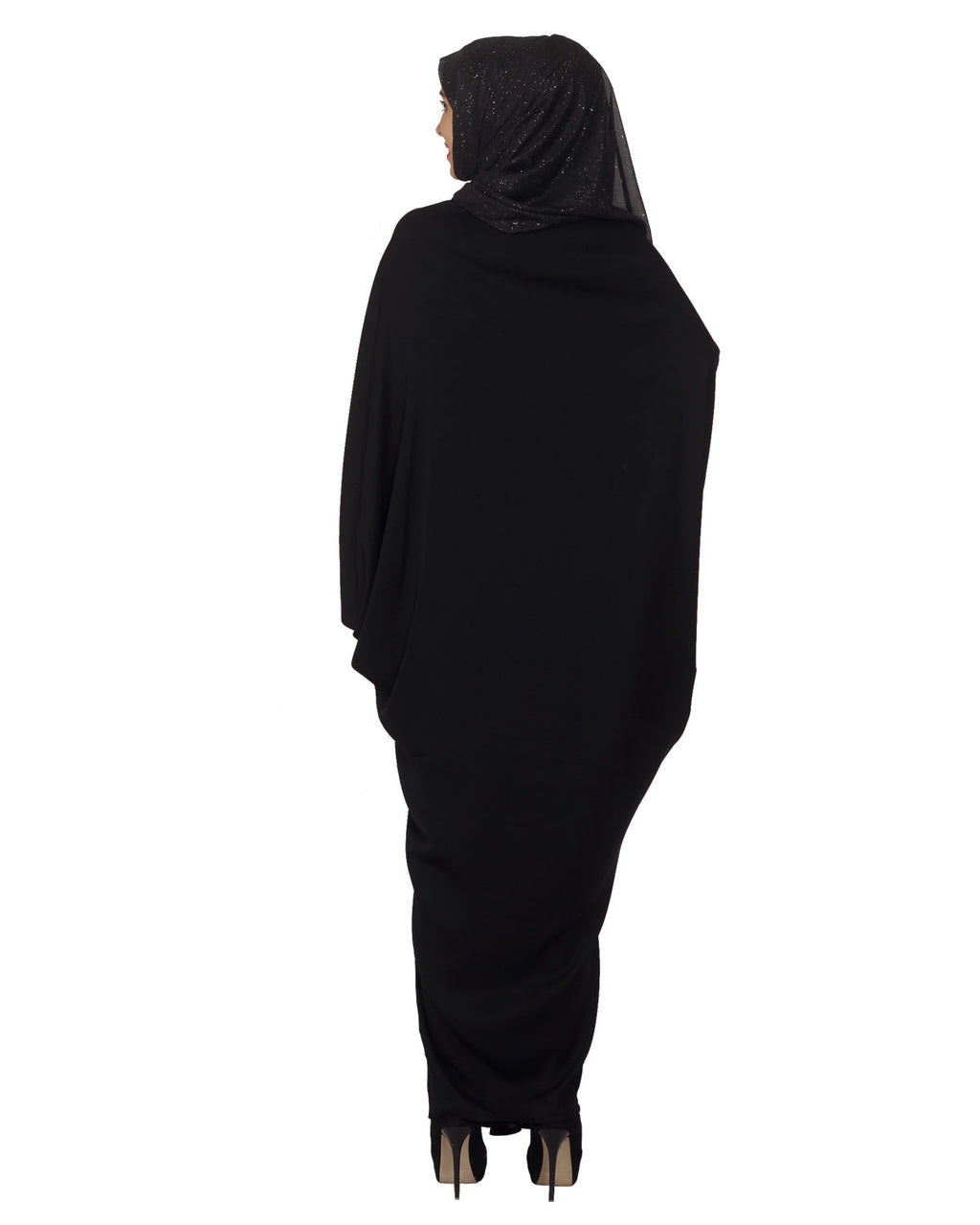 Black Katan with Katdana Embroidery Black