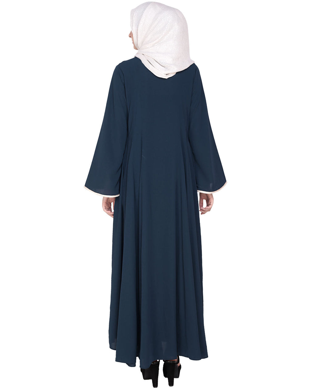 Flared Abaya Blue
