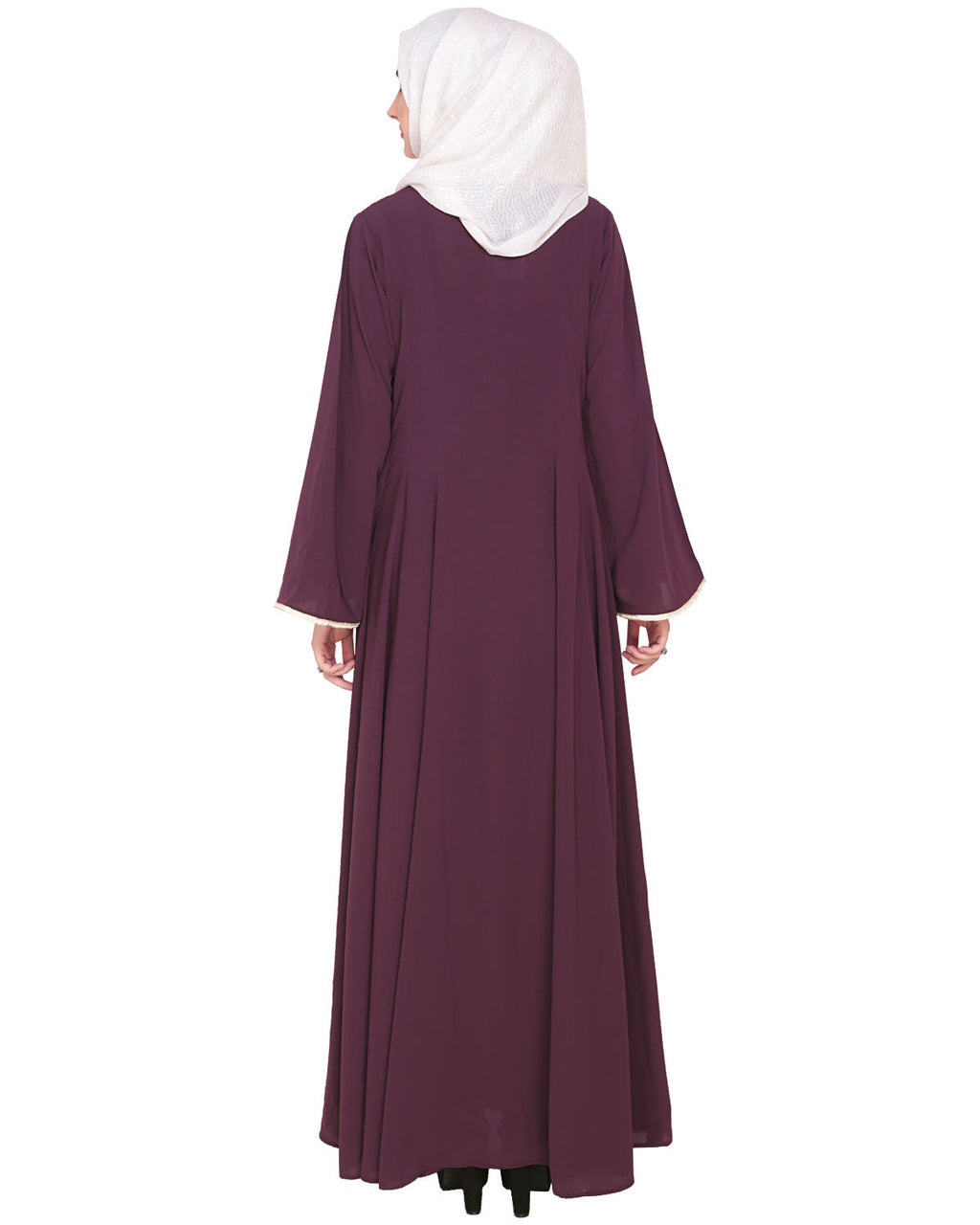 Flared Abaya Purple
