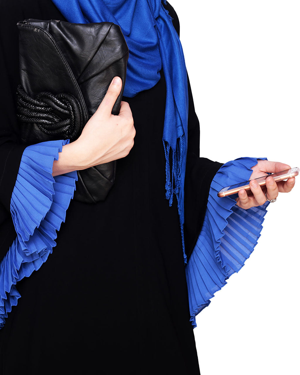 Classic Black with Pleated Sleeves Black