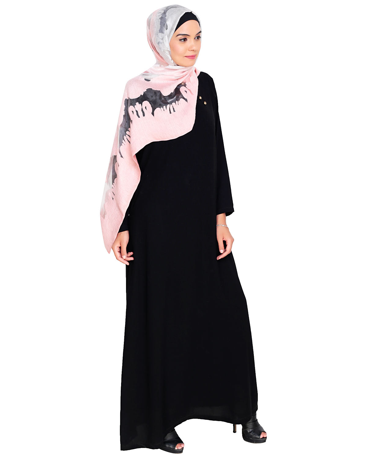 Trendy Abaya Dress Black