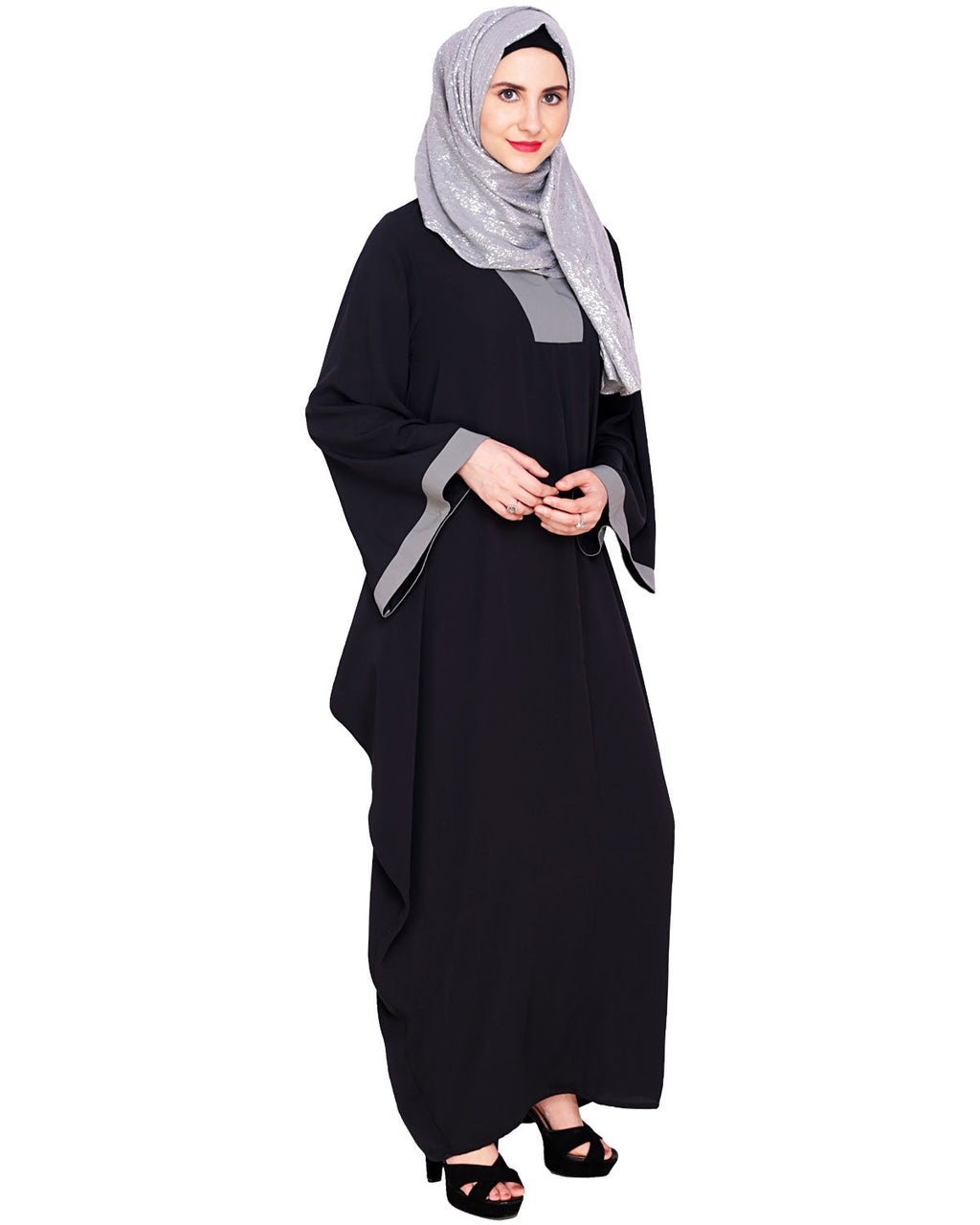 Wine Kaftan Olive Free Size