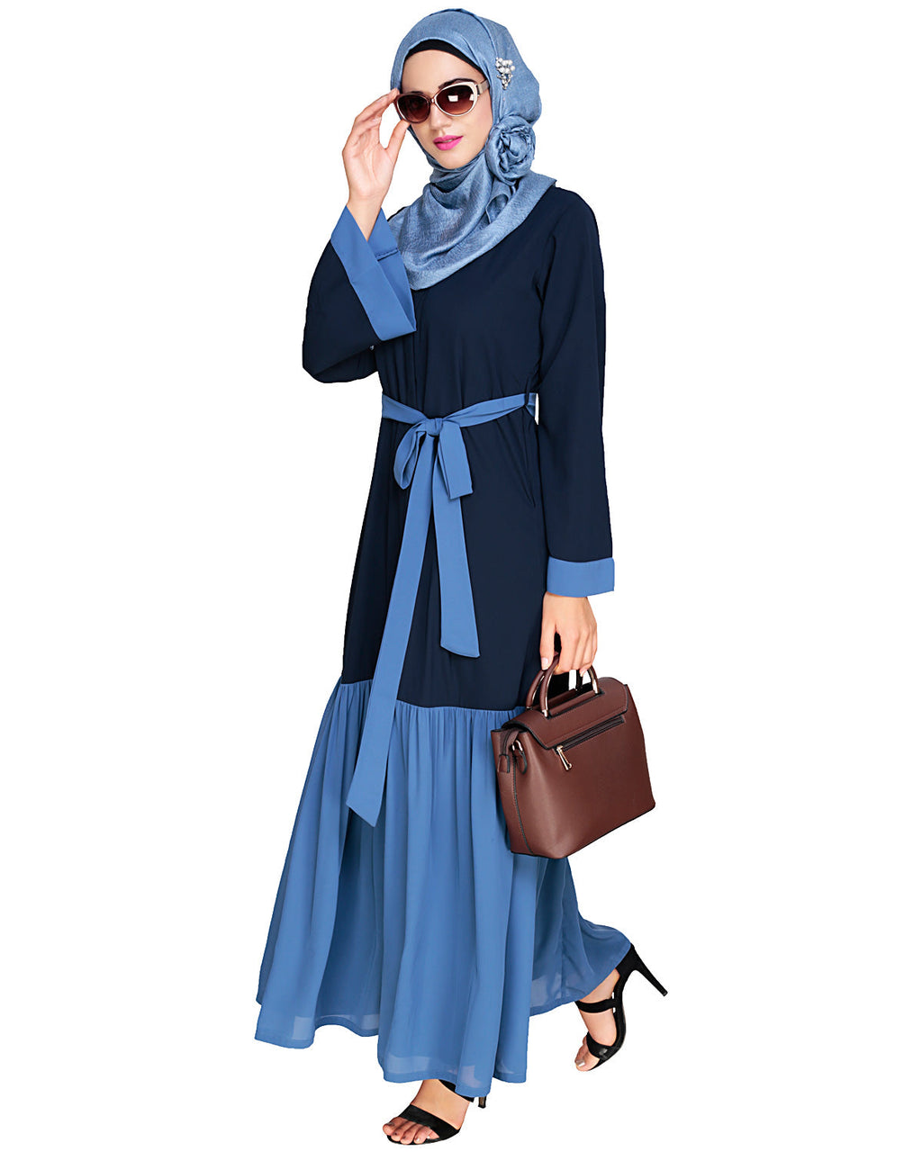 Glory Muster Abya Dark Blue & Light Blue