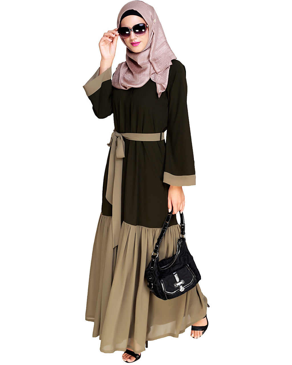 Glory Muster Abya Olive & Mint Green