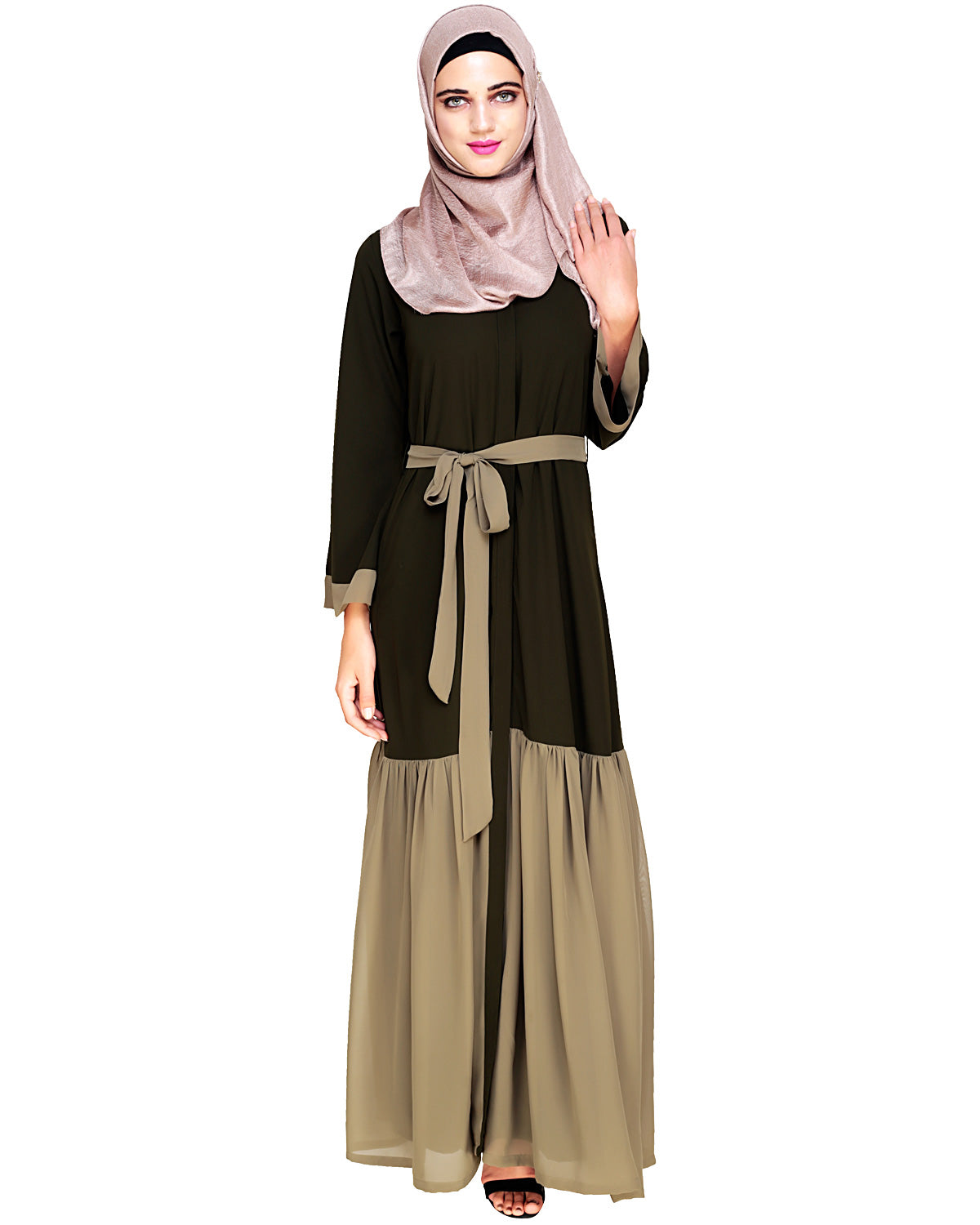 Glory Muster Abya Olive & Mint Green