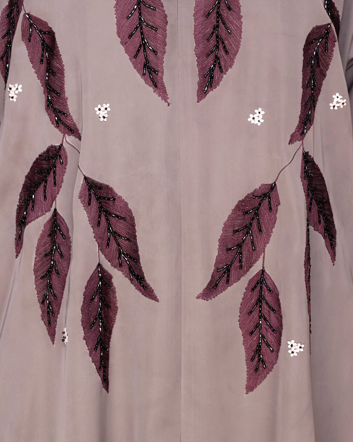 Blossomy Dubai Style Abaya Umber Brown
