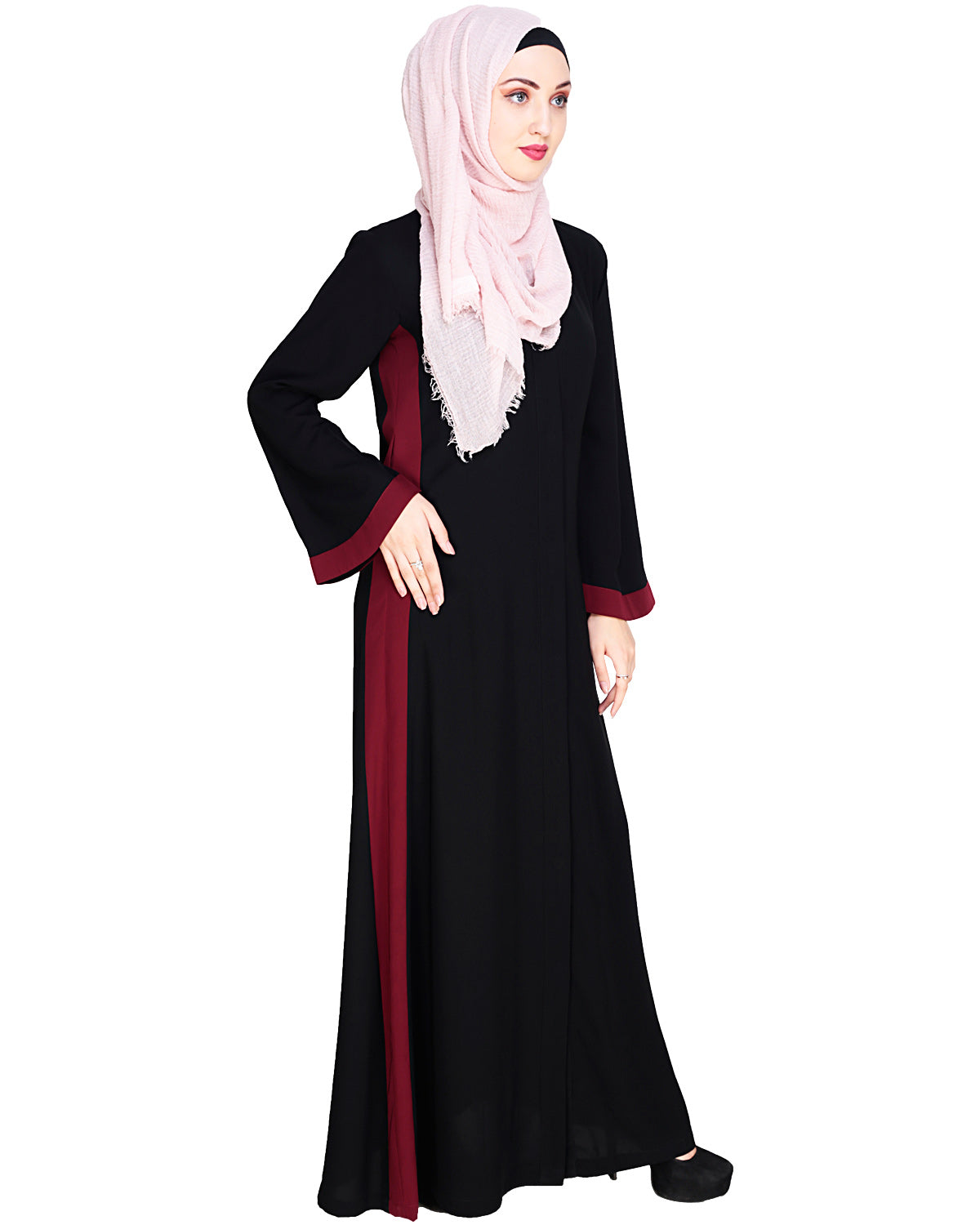 Side Panelled Abaya
