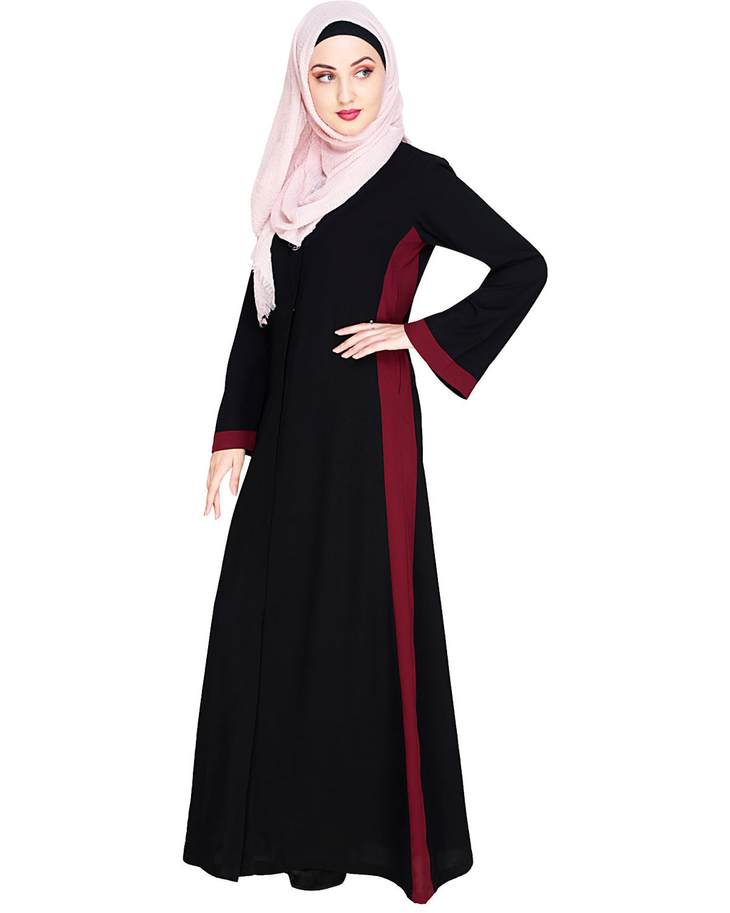 Side Panelled Abaya