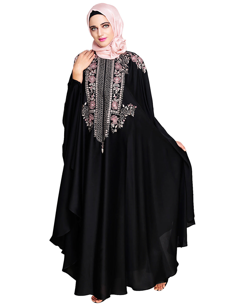 Royal Beige Irani Kaftan Wine