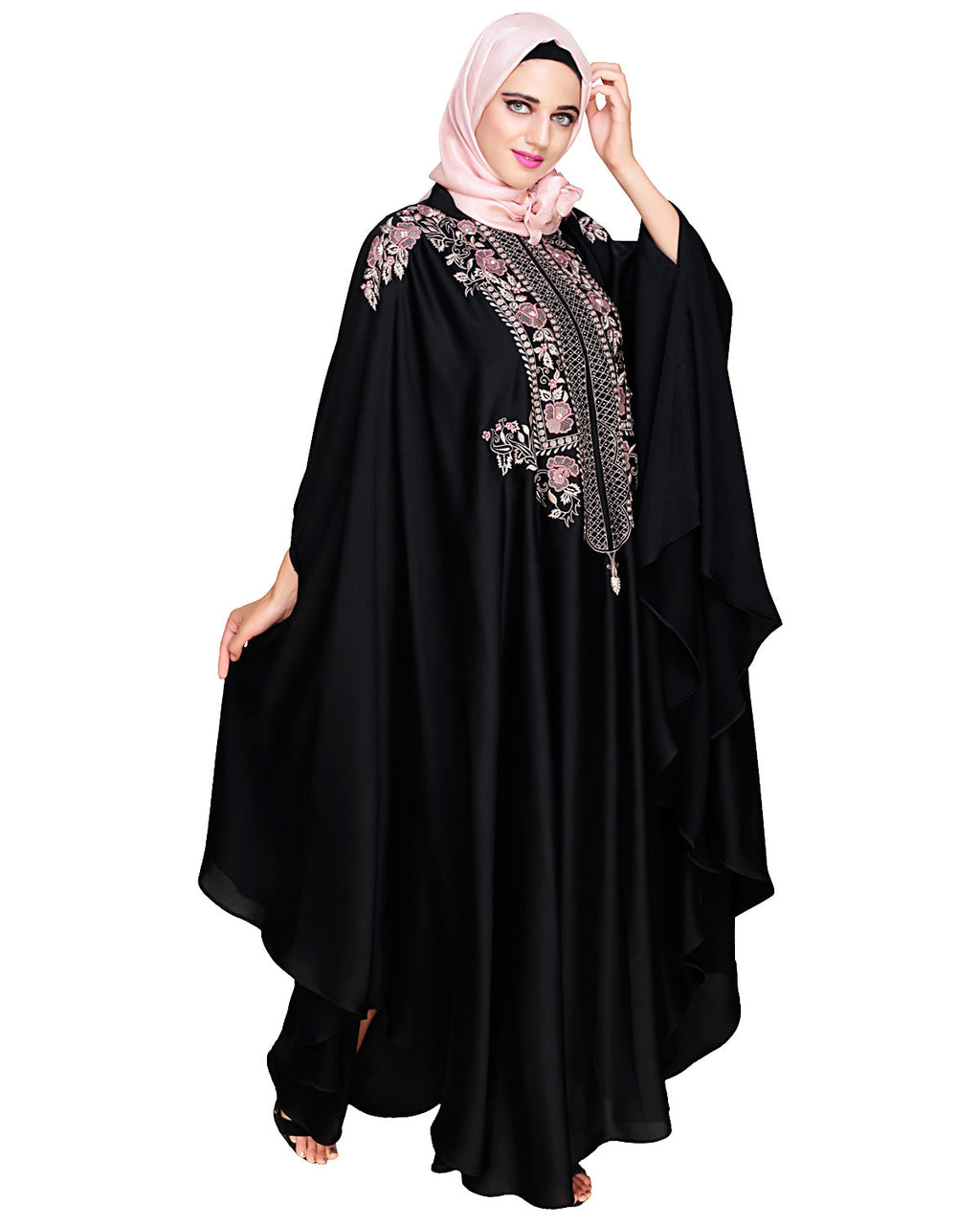 Royal Beige Irani Kaftan Wine