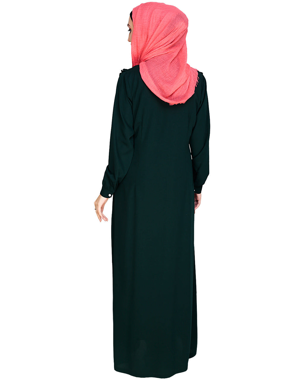 Ruffled Affair Abaya Dead Mint