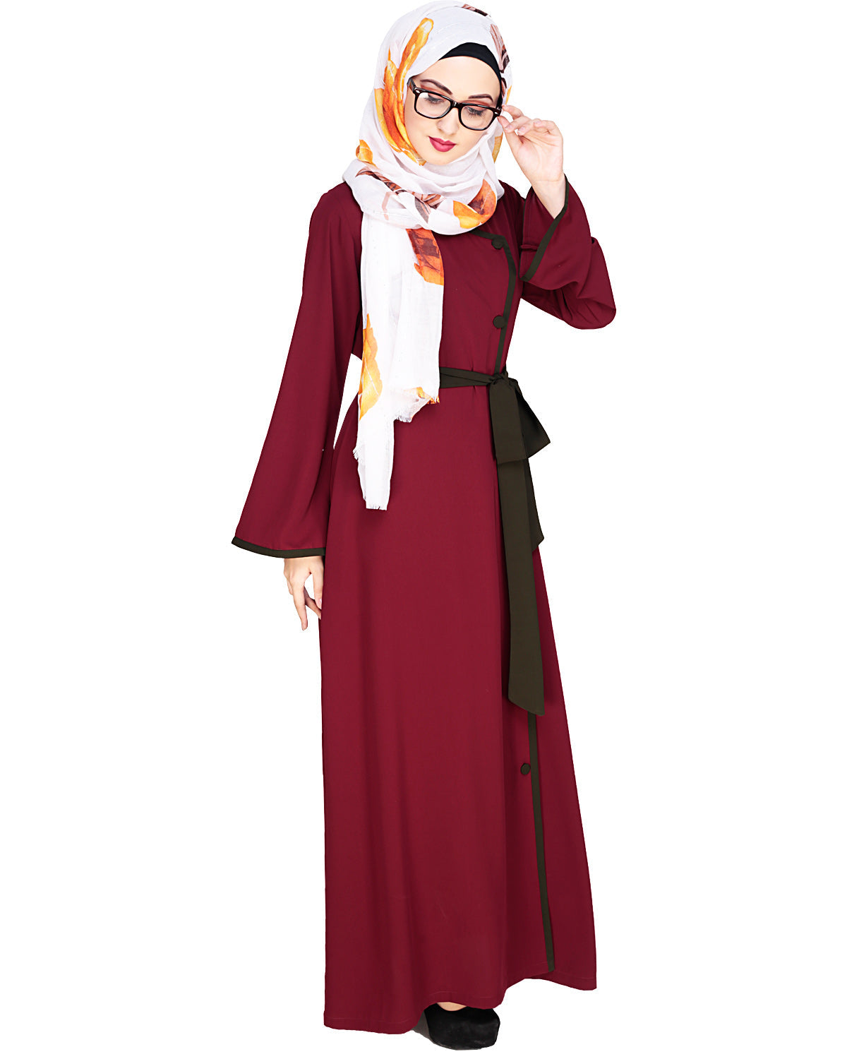 Vougish Wine Angarkha Abaya Wine