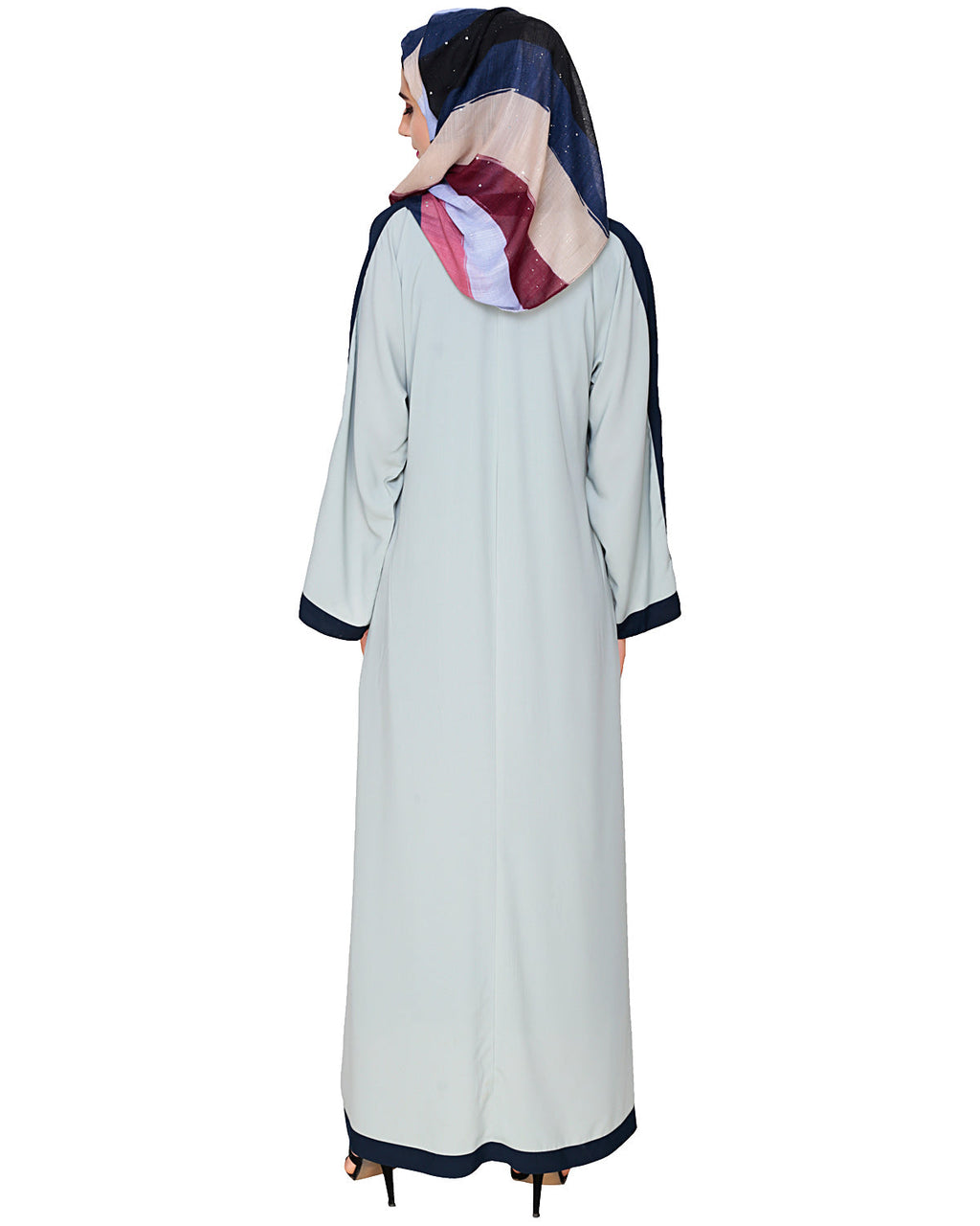Enswathe Dubai Style Abaya Sage Green