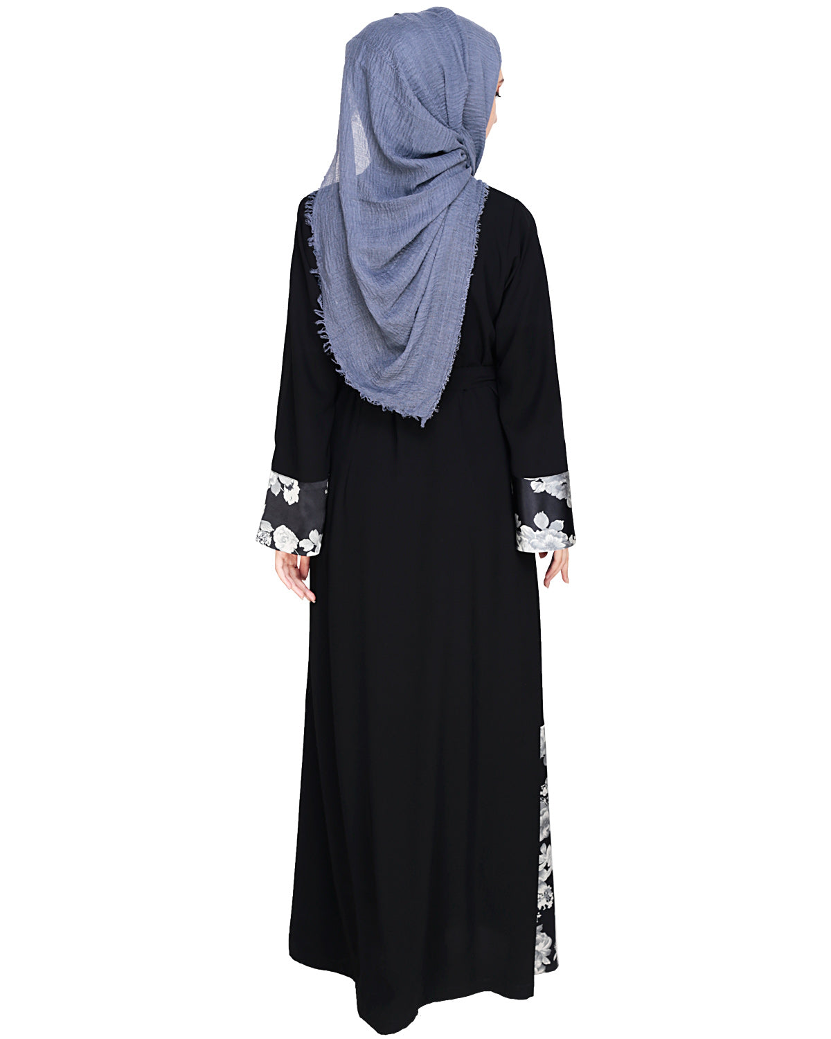 Premium Satin Abaya Black