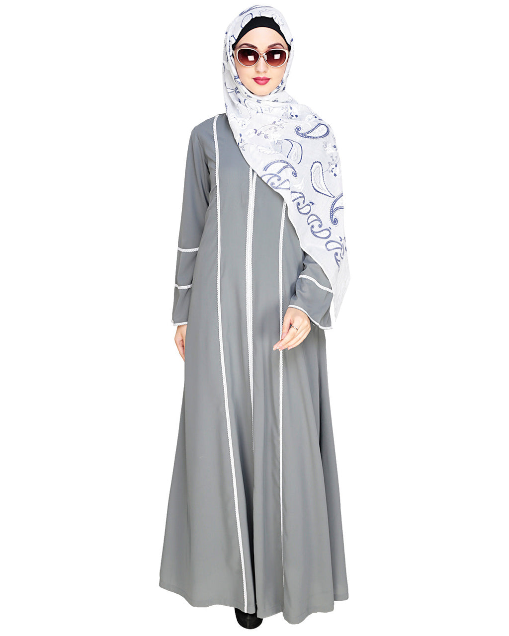 Snazzy Lace Abaya Green