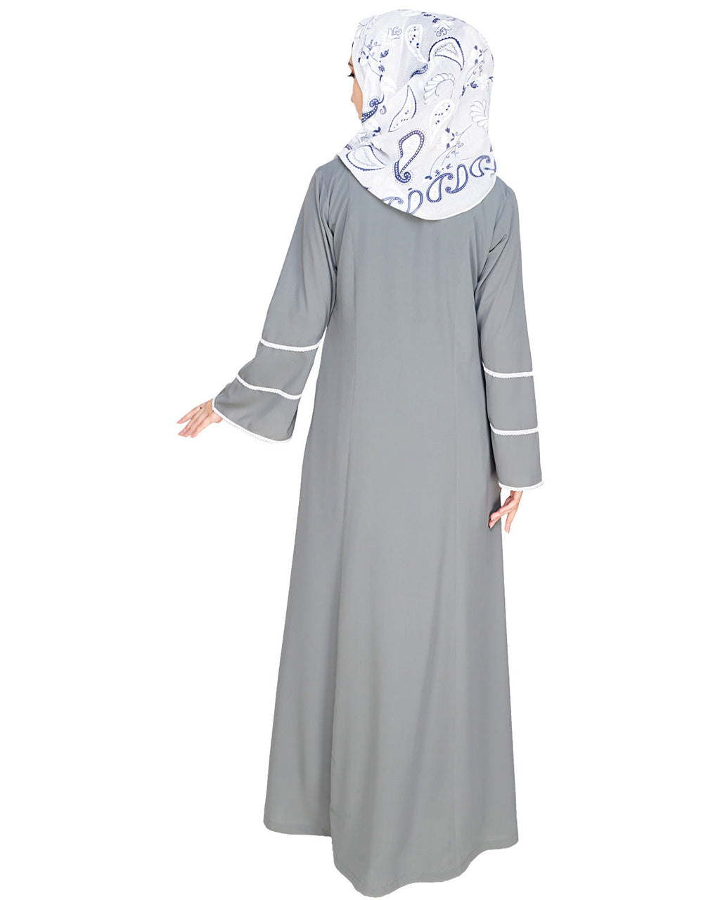 Snazzy Lace Abaya Green