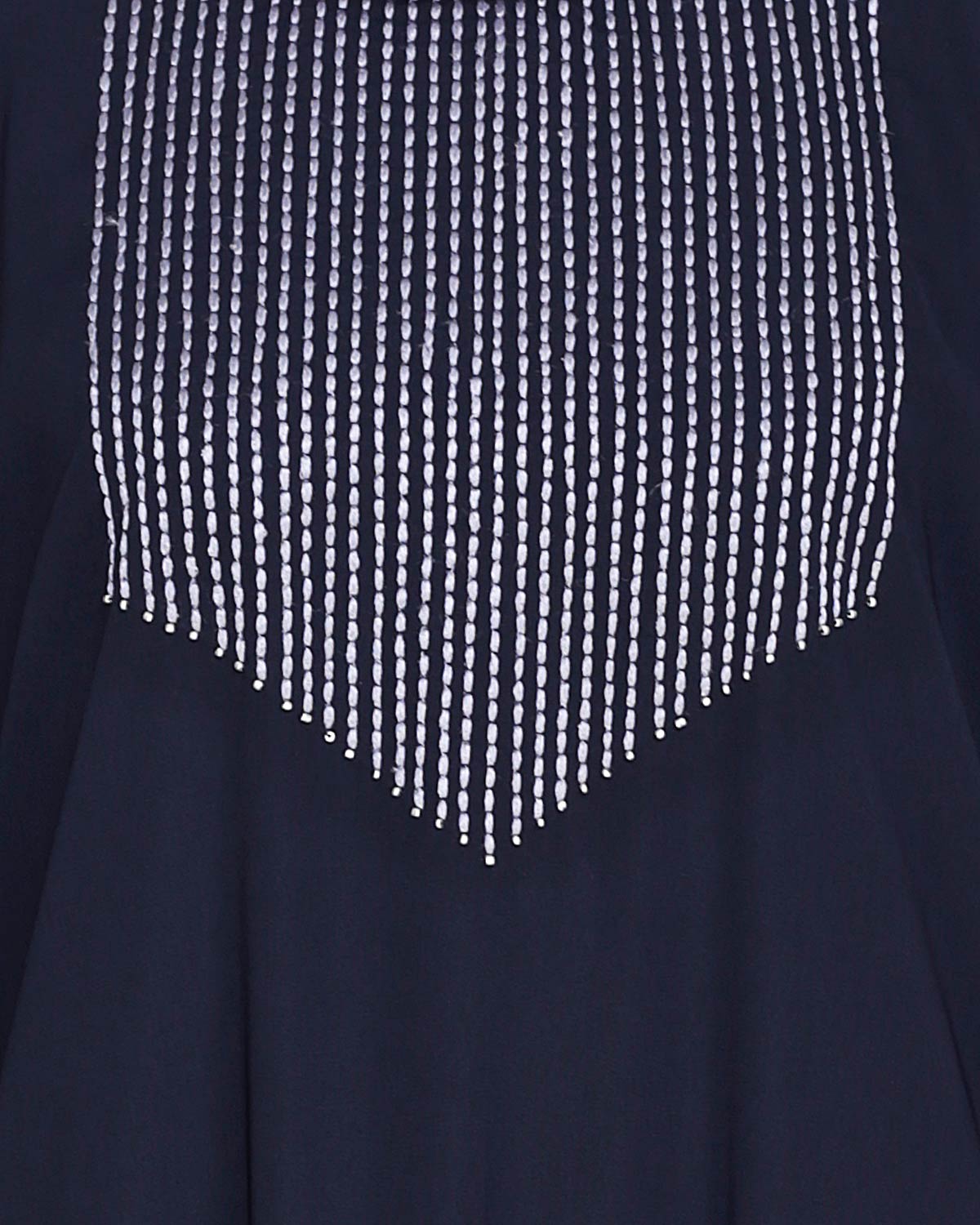 Whimsical Embroidered Dubai Style Abaya Grey
