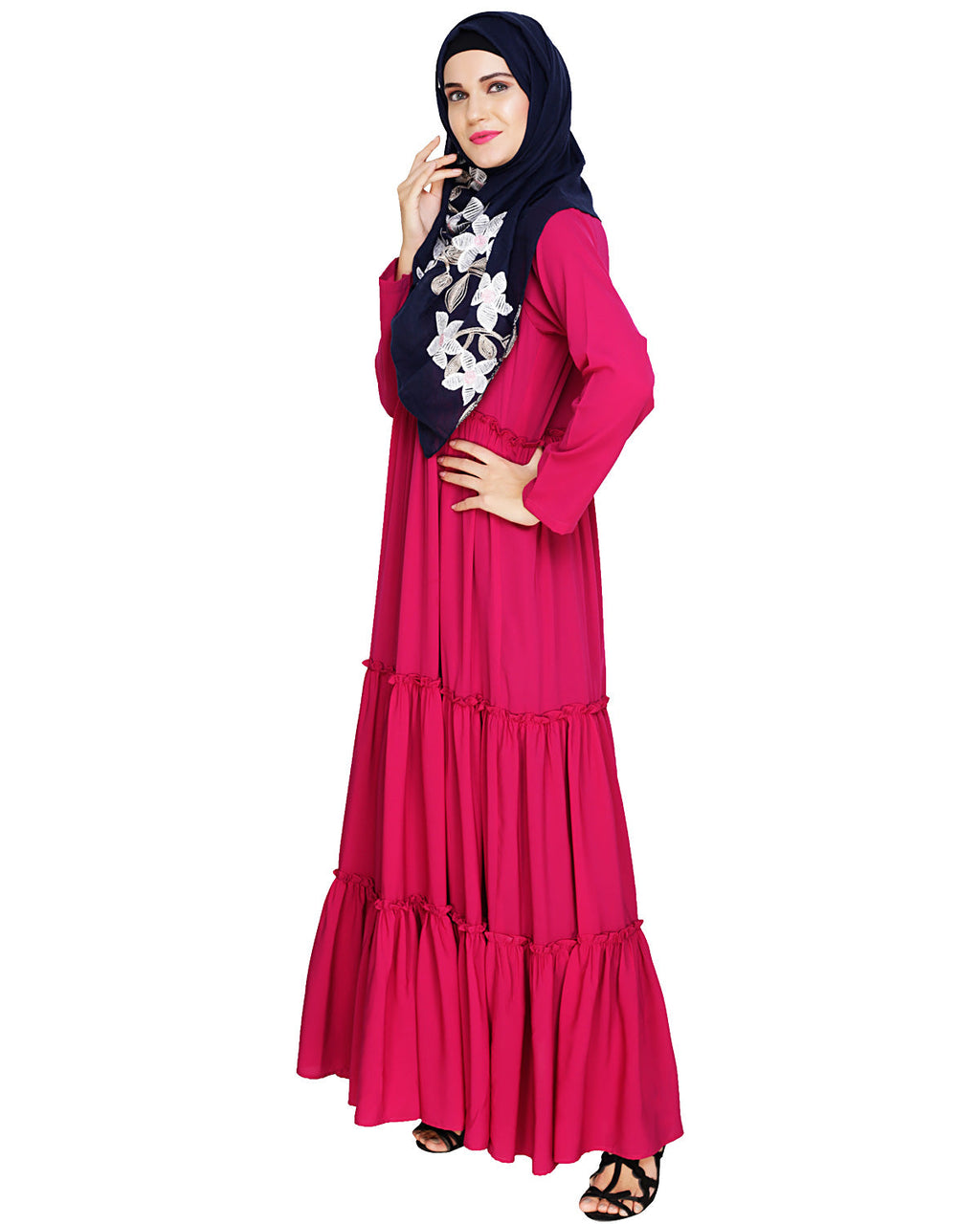 Modest Abaya Fuschia
