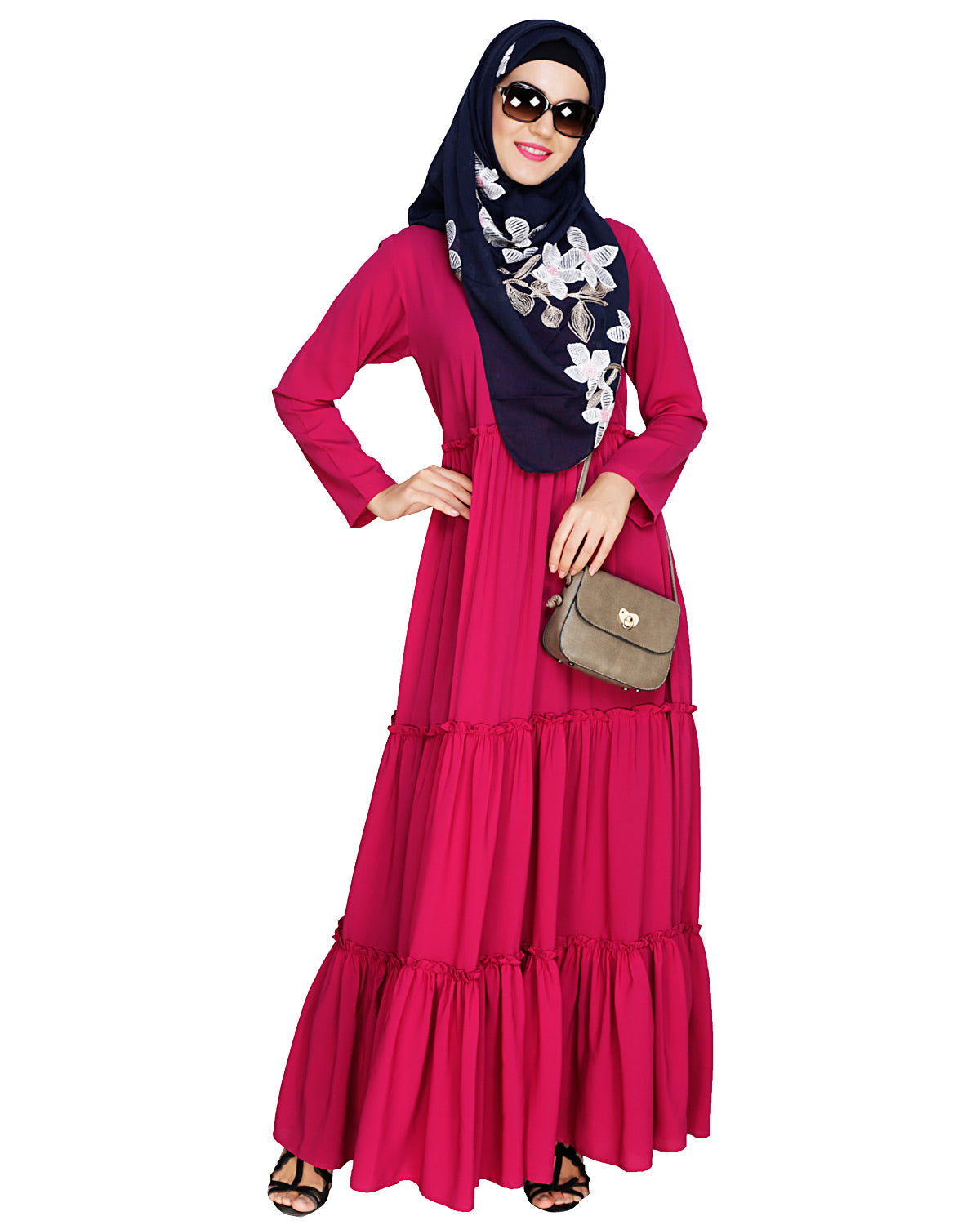 Modest Abaya Fuschia