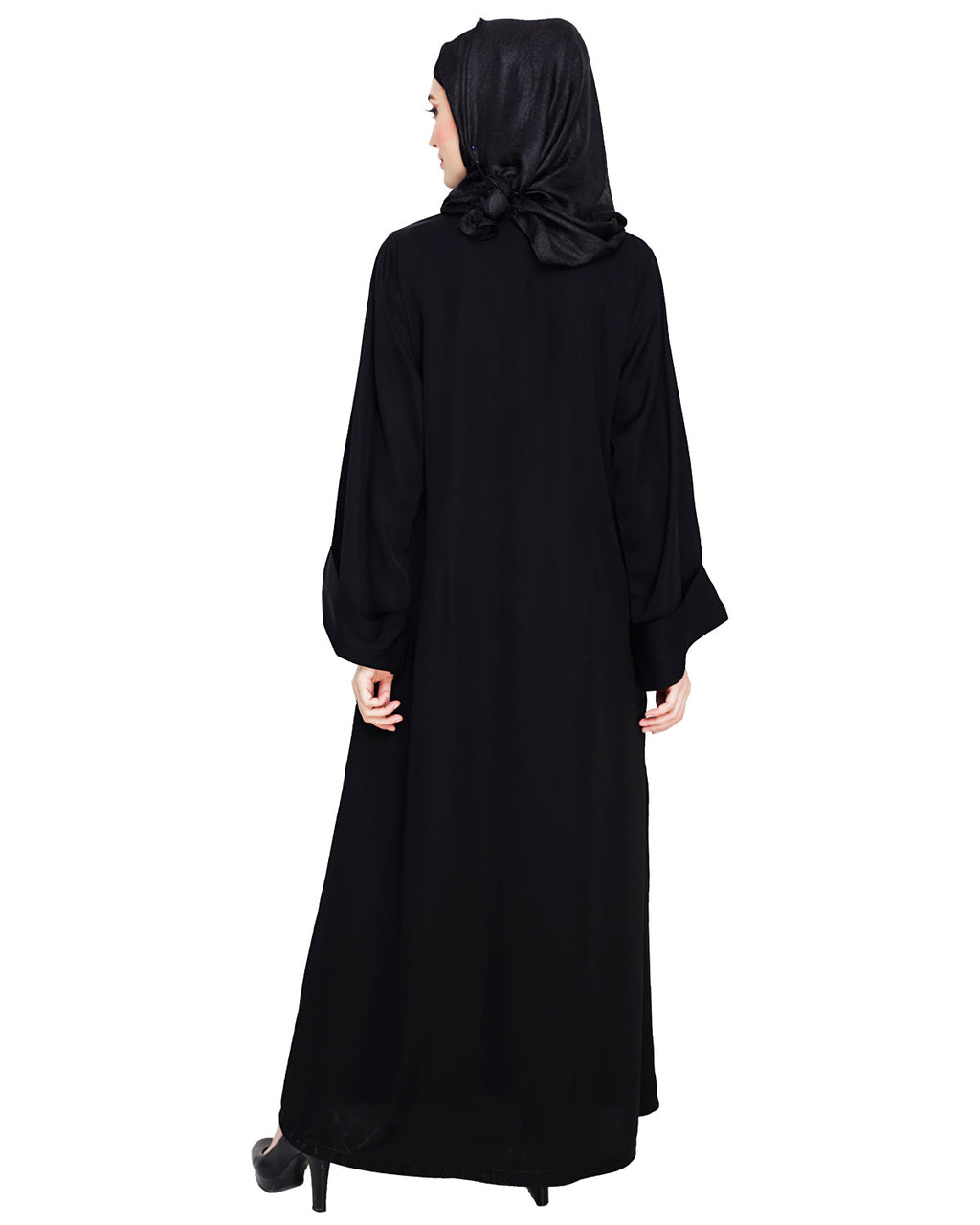 Regal Dubai Style Abaya Black