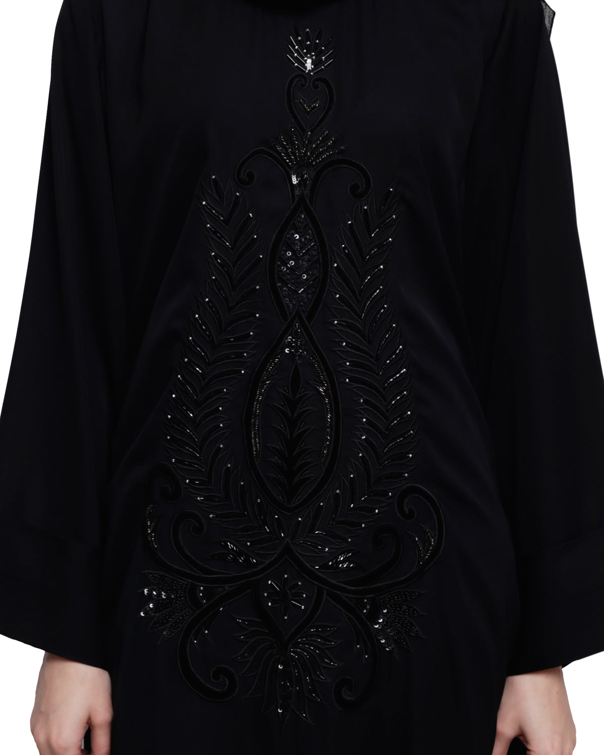 Exclusive Black Dubai Style Abaya Black