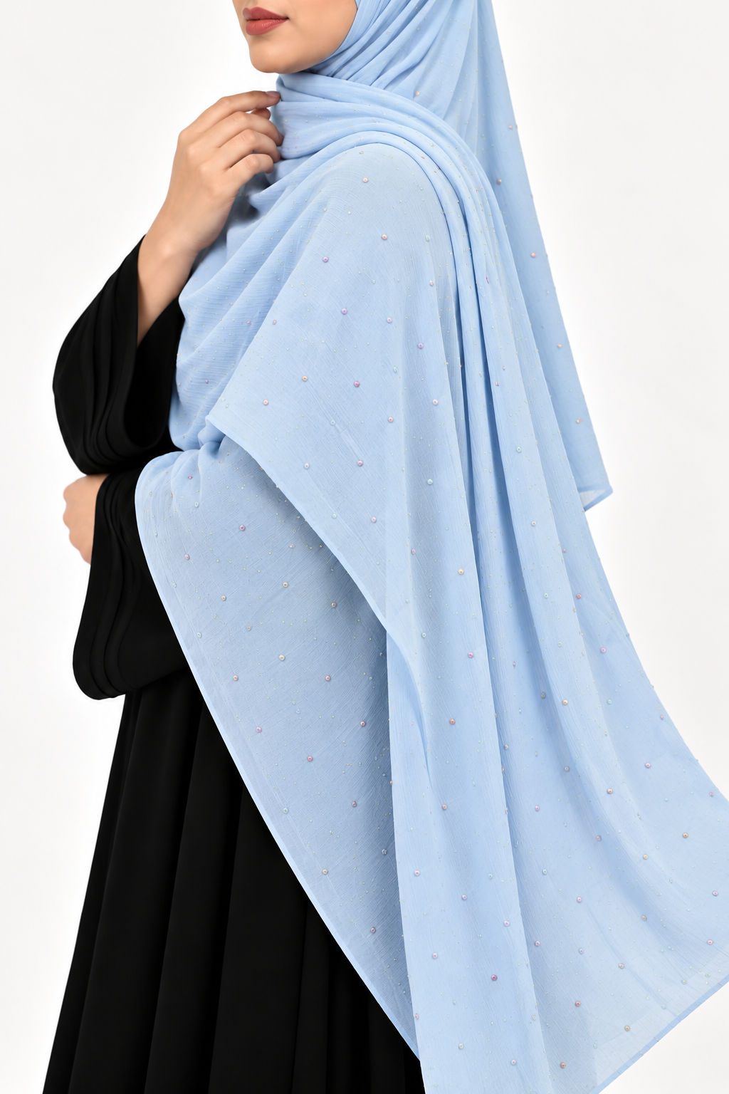 Modest Forever Subtle Dotted Sheer Shimmer Hijab