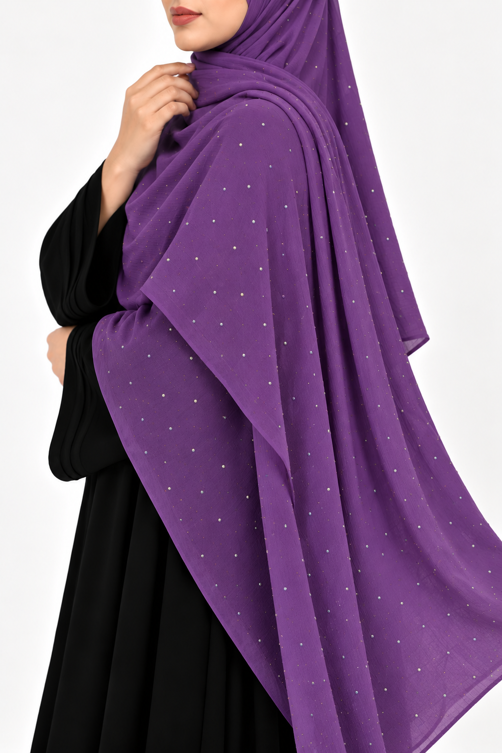 Modest Forever Subtle Dotted Sheer Shimmer Hijab