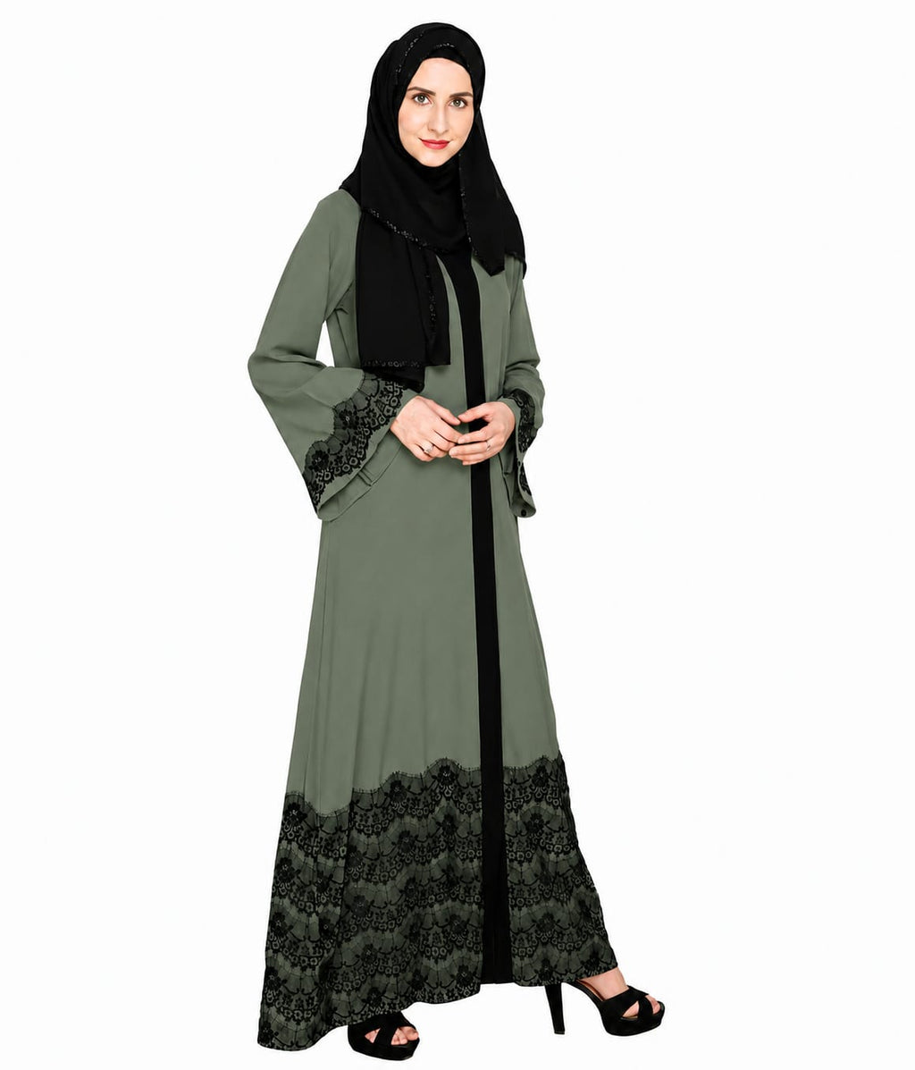 Laced Abaya