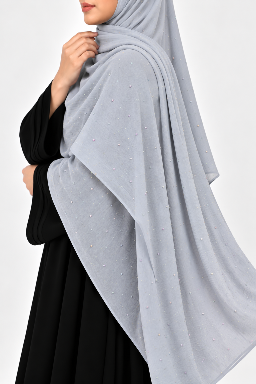 Modest Forever Subtle Dotted Sheer Shimmer Hijab