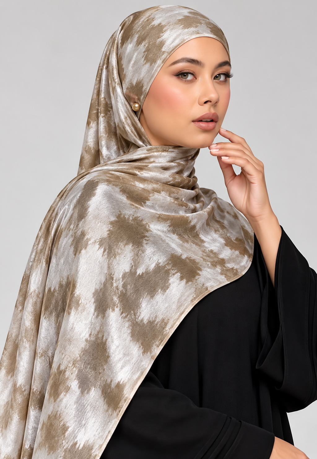 Modest Forever Luxe Abstract Velvet Hijab