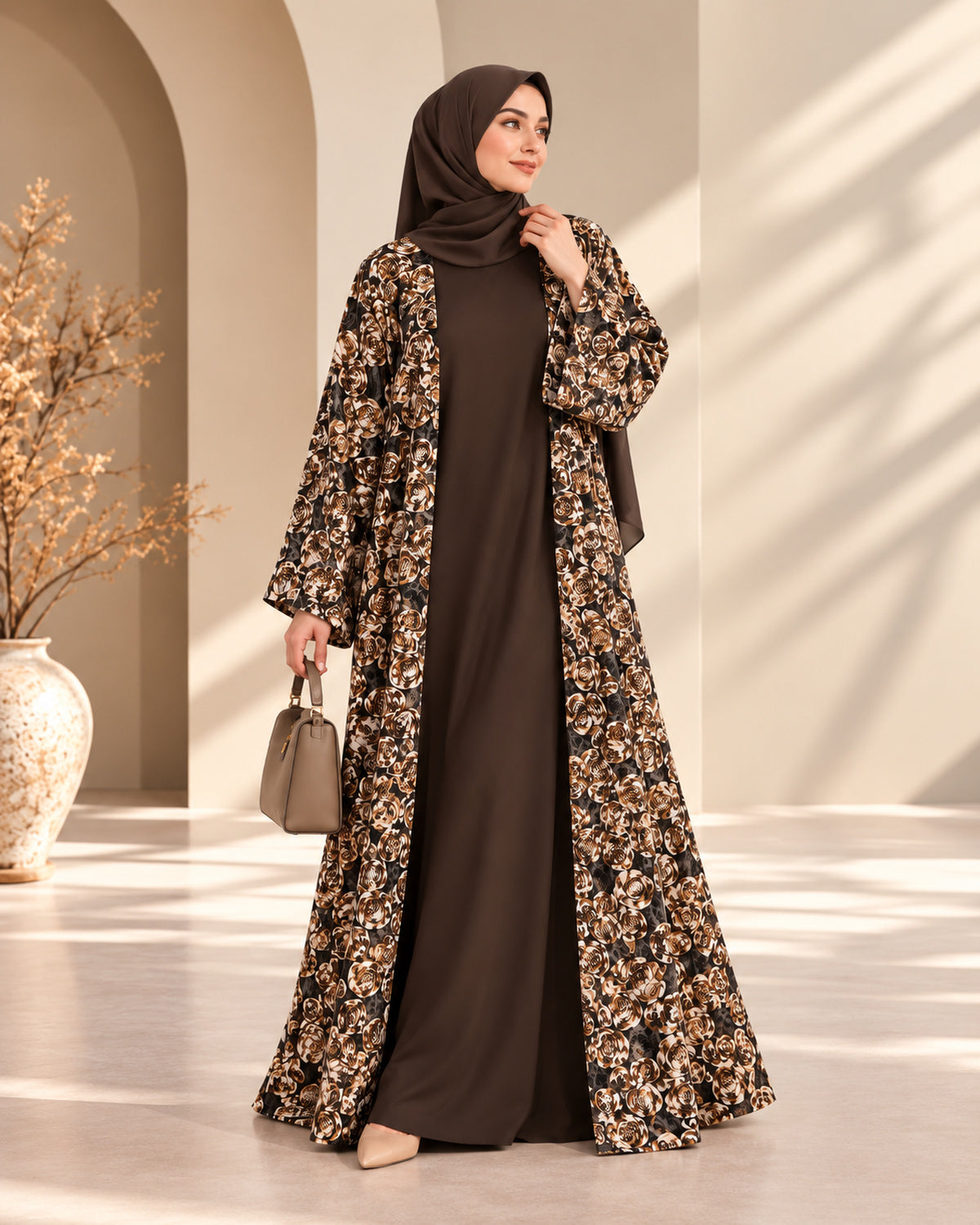 Modest Forever Floral Luxe Abaya