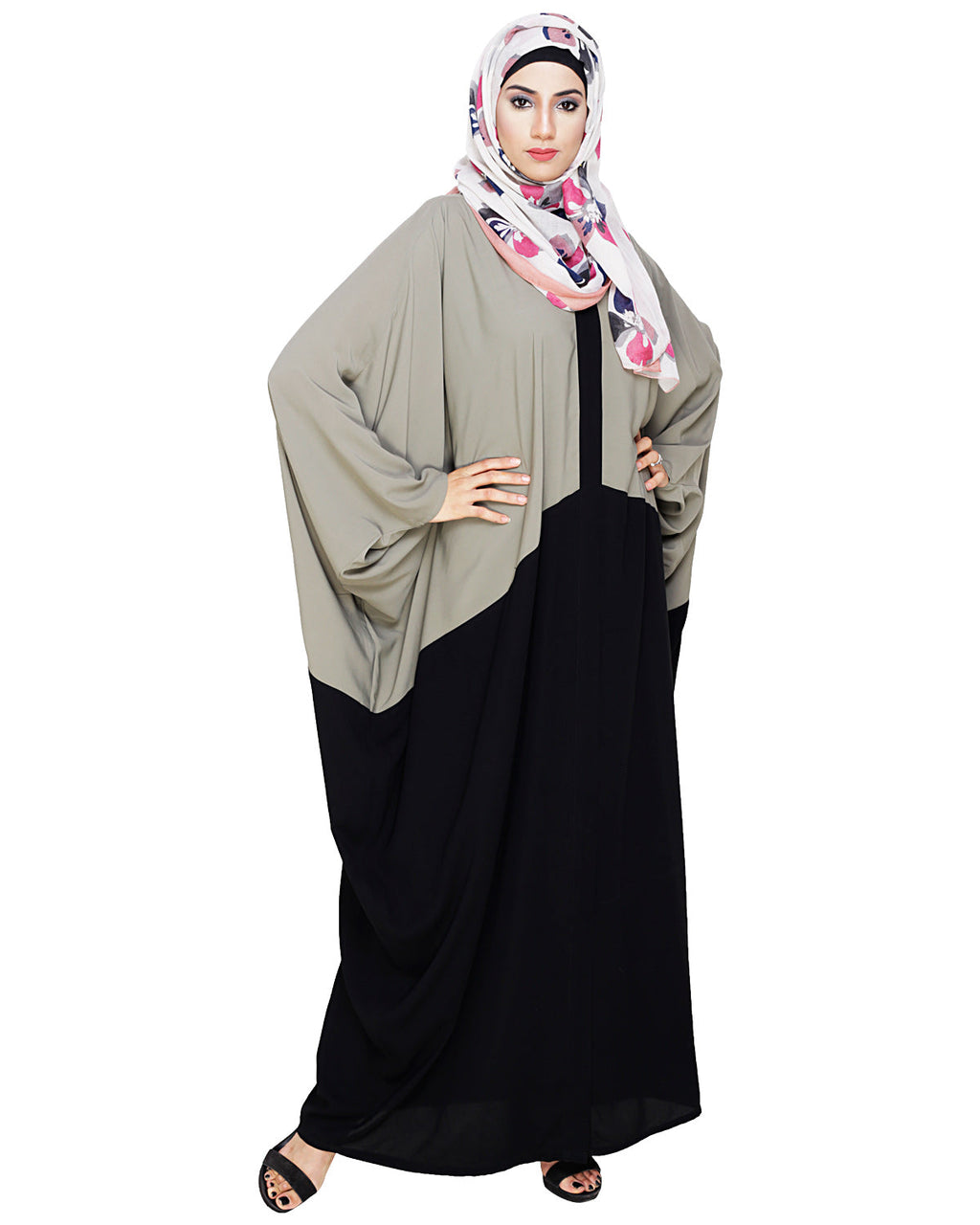 Spiffy Black and Blue Kaftan Blue Black