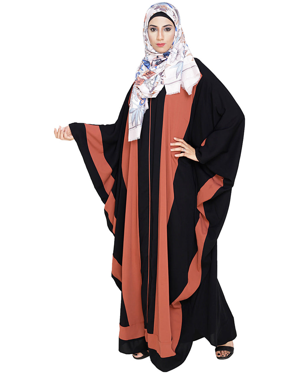 Aesthetic Kaftan Brick Red