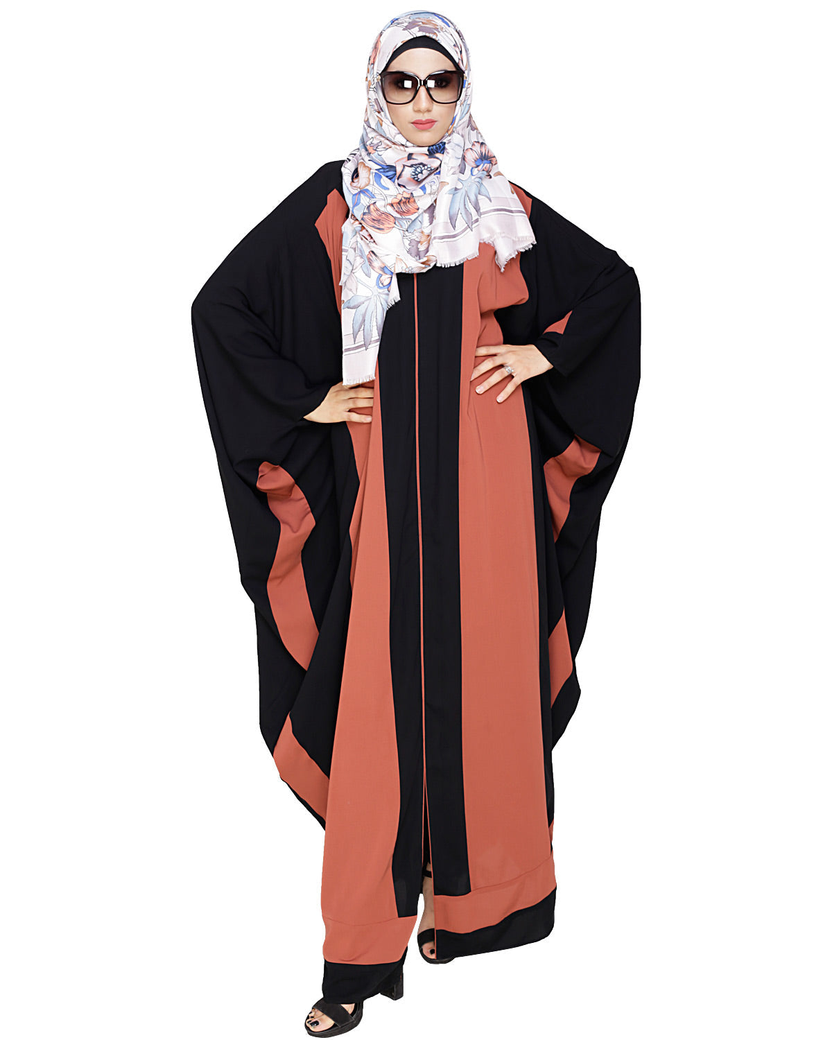 Aesthetic Kaftan Brick Red