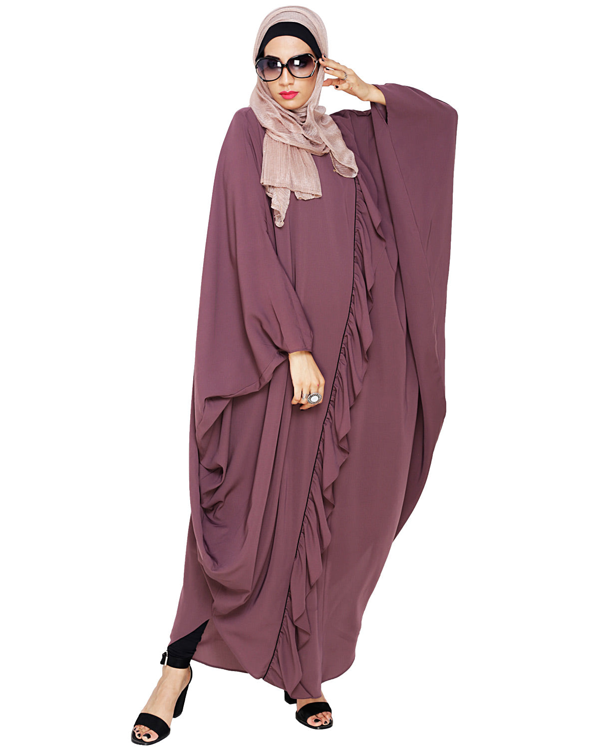 Chic Ruffle Kaftan