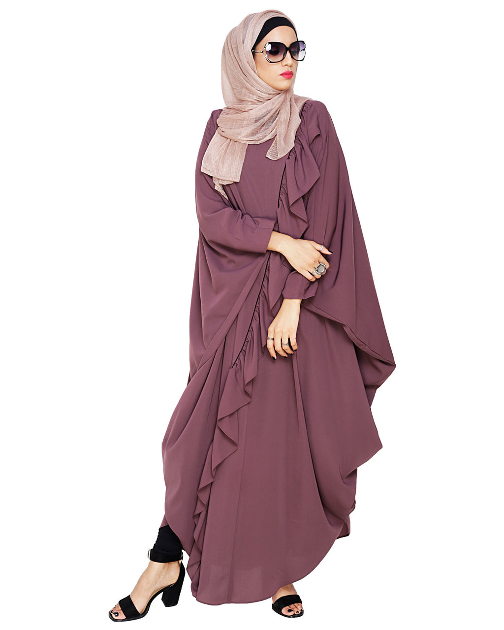 Chic Ruffle Kaftan