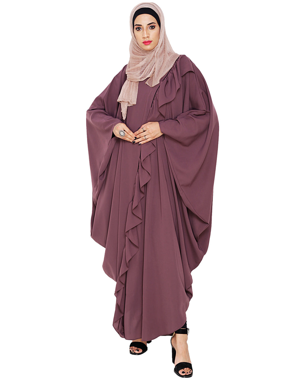 Chic Ruffle Kaftan