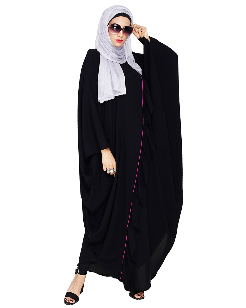 Chic Ruffle Kaftan
