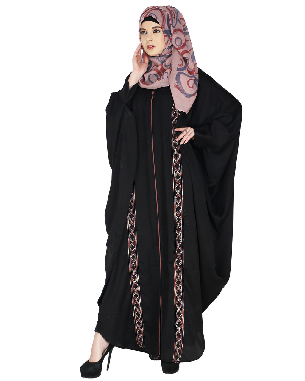 Ravishing Black Kaftan Brown